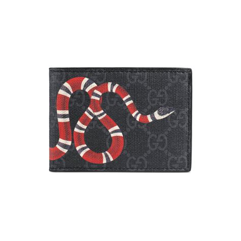 snake gucci deisgn|Gucci snake wallet men's.